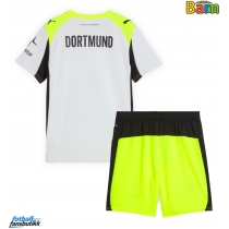 Borussia Dortmund Bortedraktsett Barn 2025-26 Kortermet (+ Korte bukser)